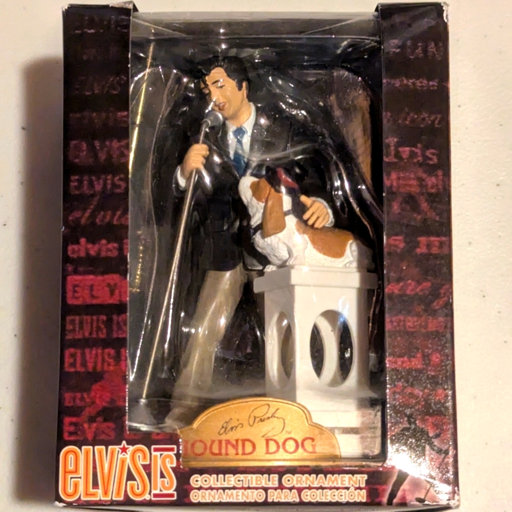 Elvis Hound Dog Ornament
